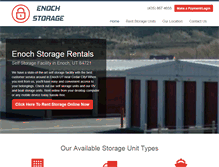 Tablet Screenshot of enochstorage.com